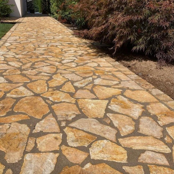 Polygonalplatten ''Mediterran Gelb'' kaufen bei HETA